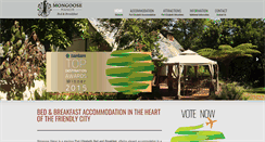 Desktop Screenshot of mongoosemanor.co.za